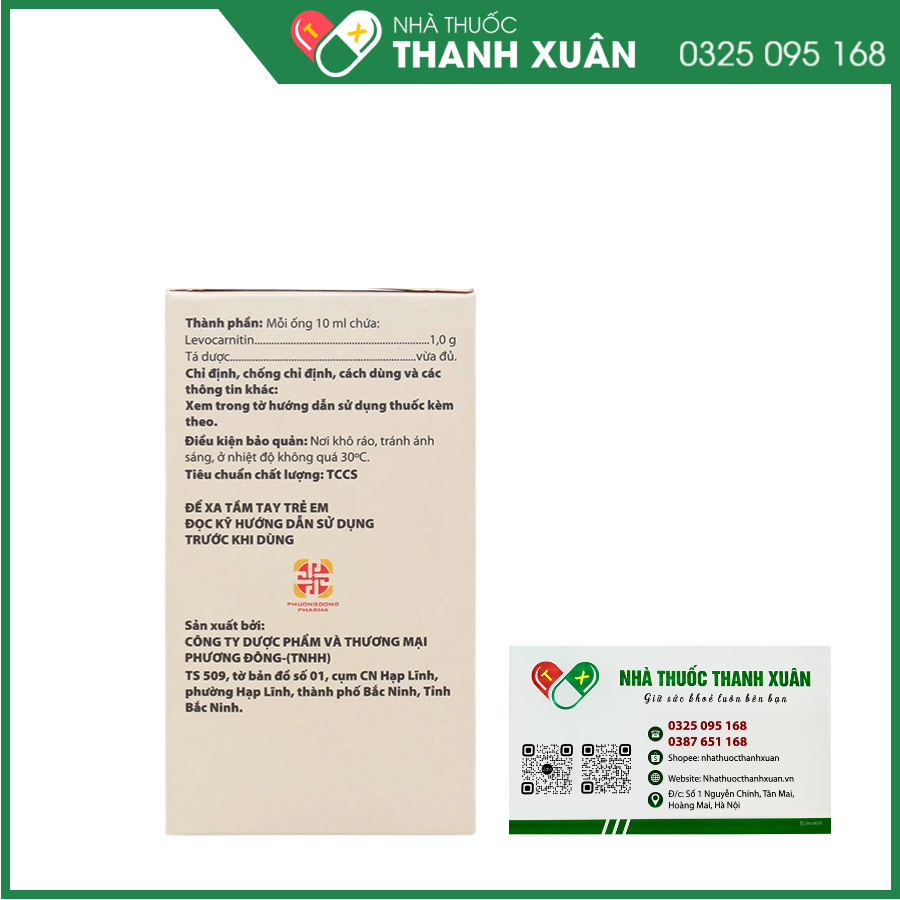 Abanuti 1g trị thiếu hụt carnitine nguyên phát và thứ phát